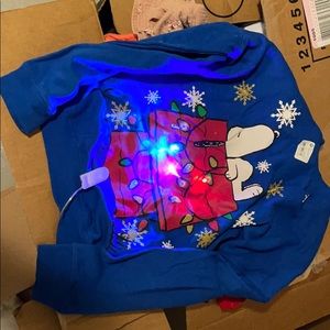 Peanut sweater with light